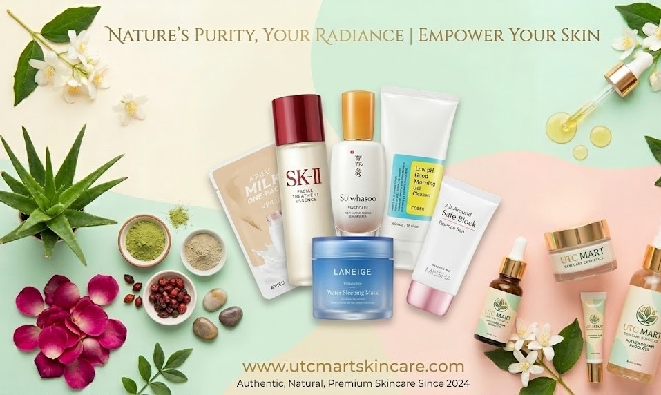 UTC Mart skincare banner
